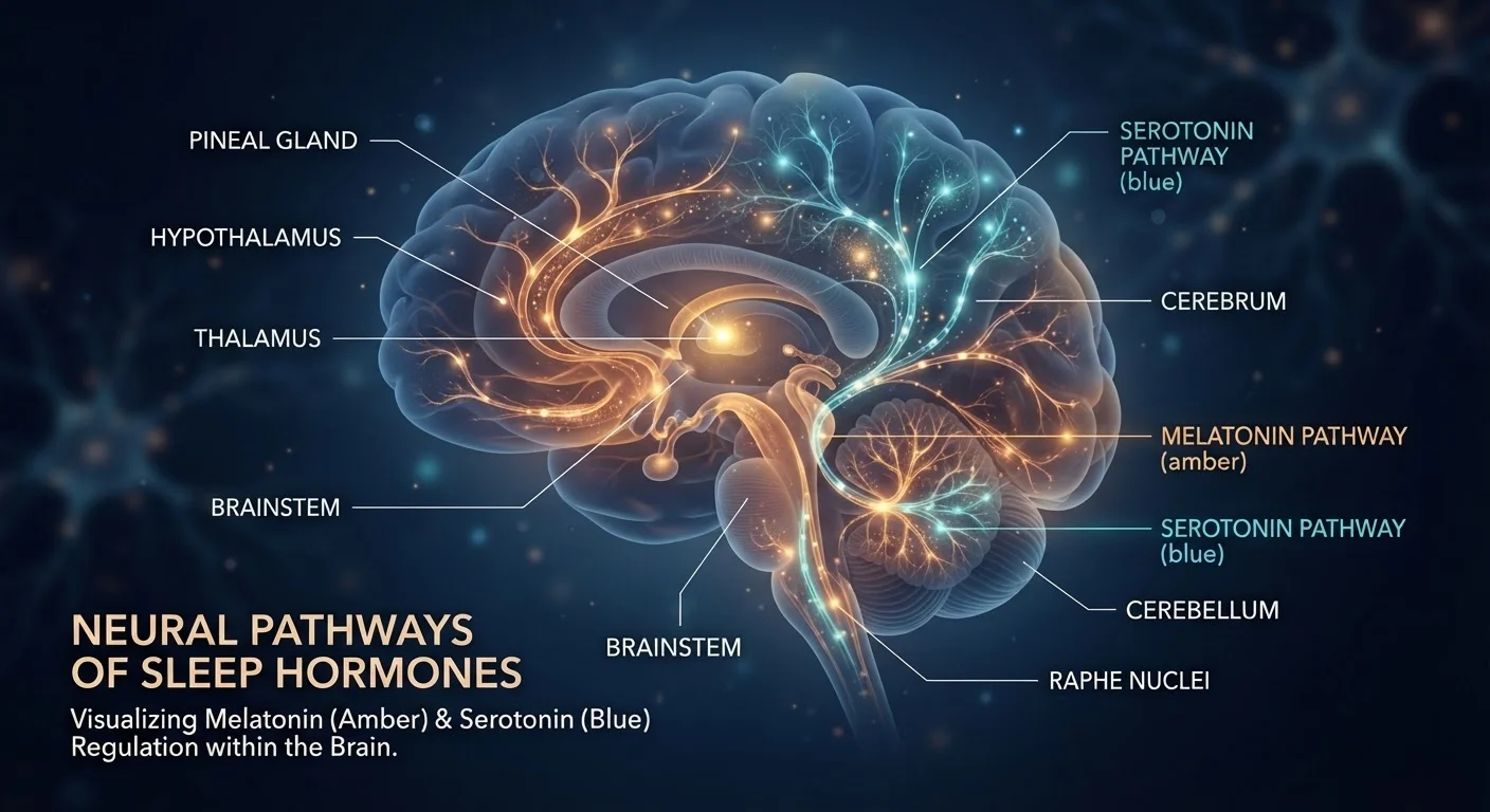 Adenosine, Melatonin, and Cortisol: The Hormones That Run Your Sleep-Wake Cycle