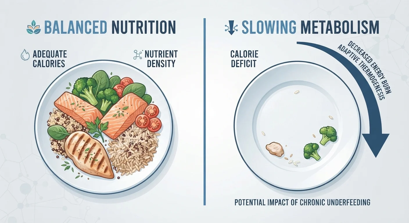 Crash Dieting and Metabolic Adaptation: What Happens When Calories Drop Too Low