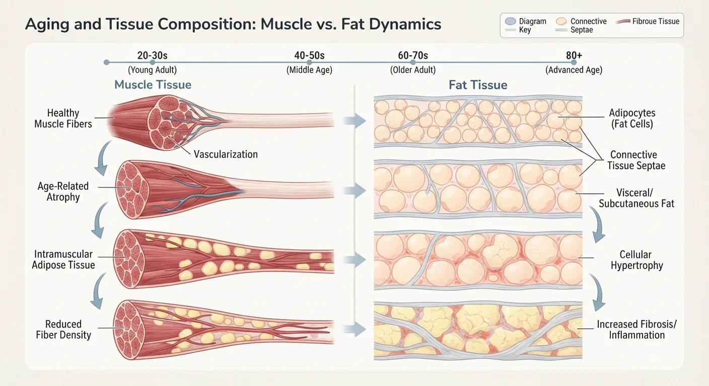 How Aging Shifts Body Composition — and What the Research Says About Slowing It