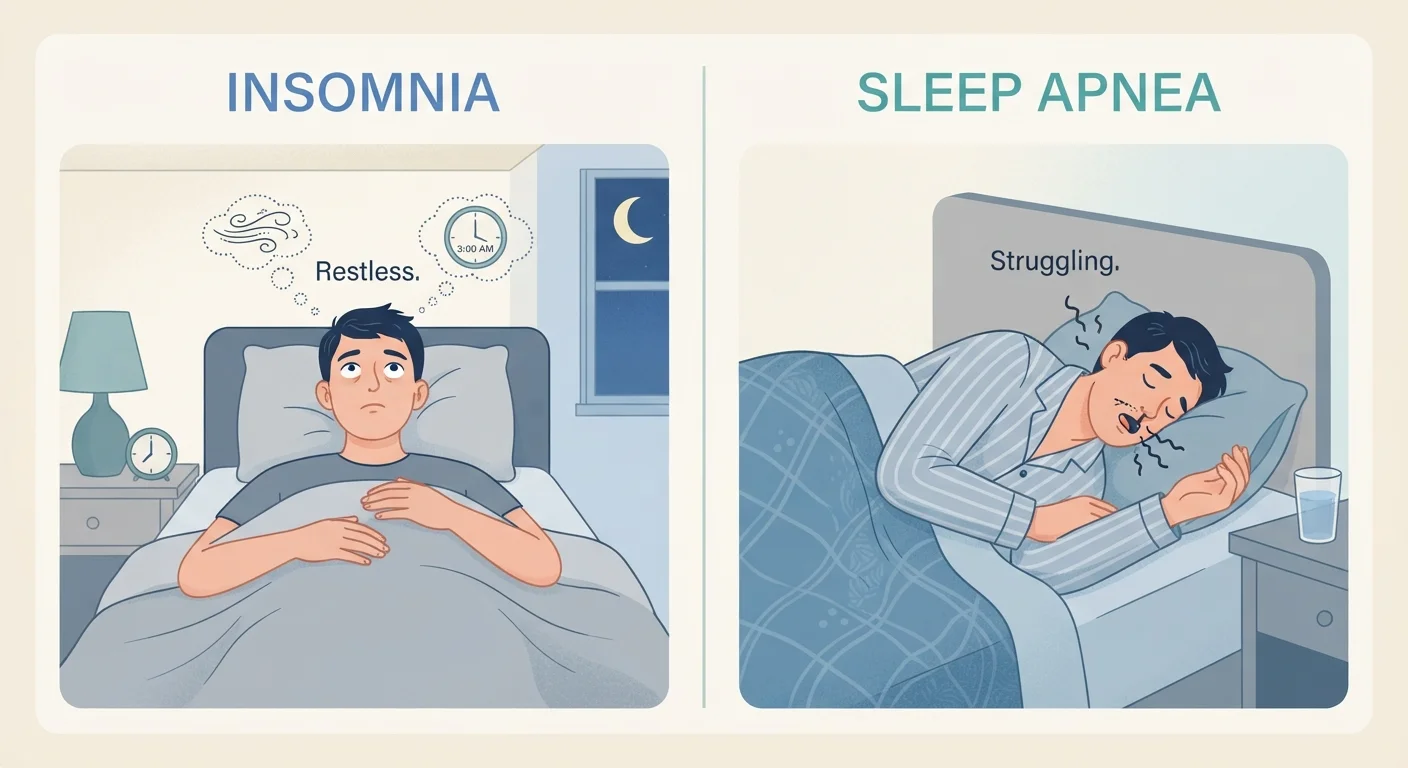 Insomnia vs. Sleep Apnea: Two Disorders, Very Different Causes