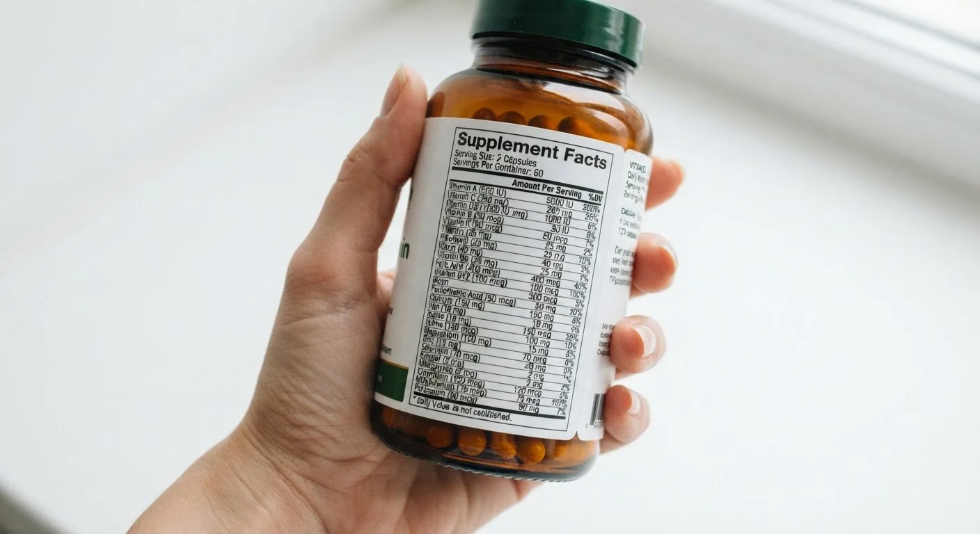 Reading a Supplement Label Without Getting Confused
