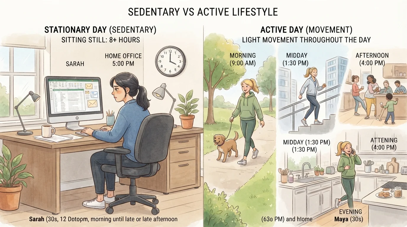 Sedentary Lifestyle vs. Low-Active Lifestyle: Why the Difference Matters