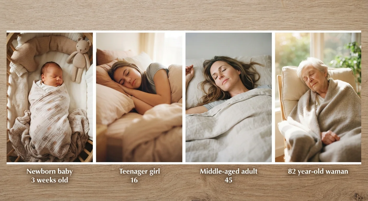 Sleep Across a Lifetime: How Sleep Architecture Shifts From Infancy to Old Age