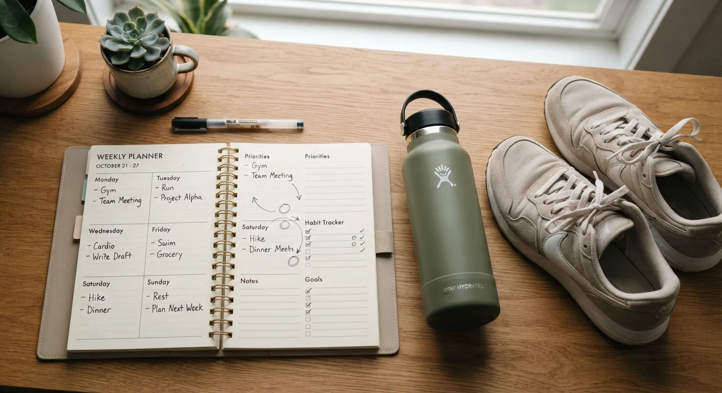 Structuring a Weekly Workout Schedule Around a Full-Time Job