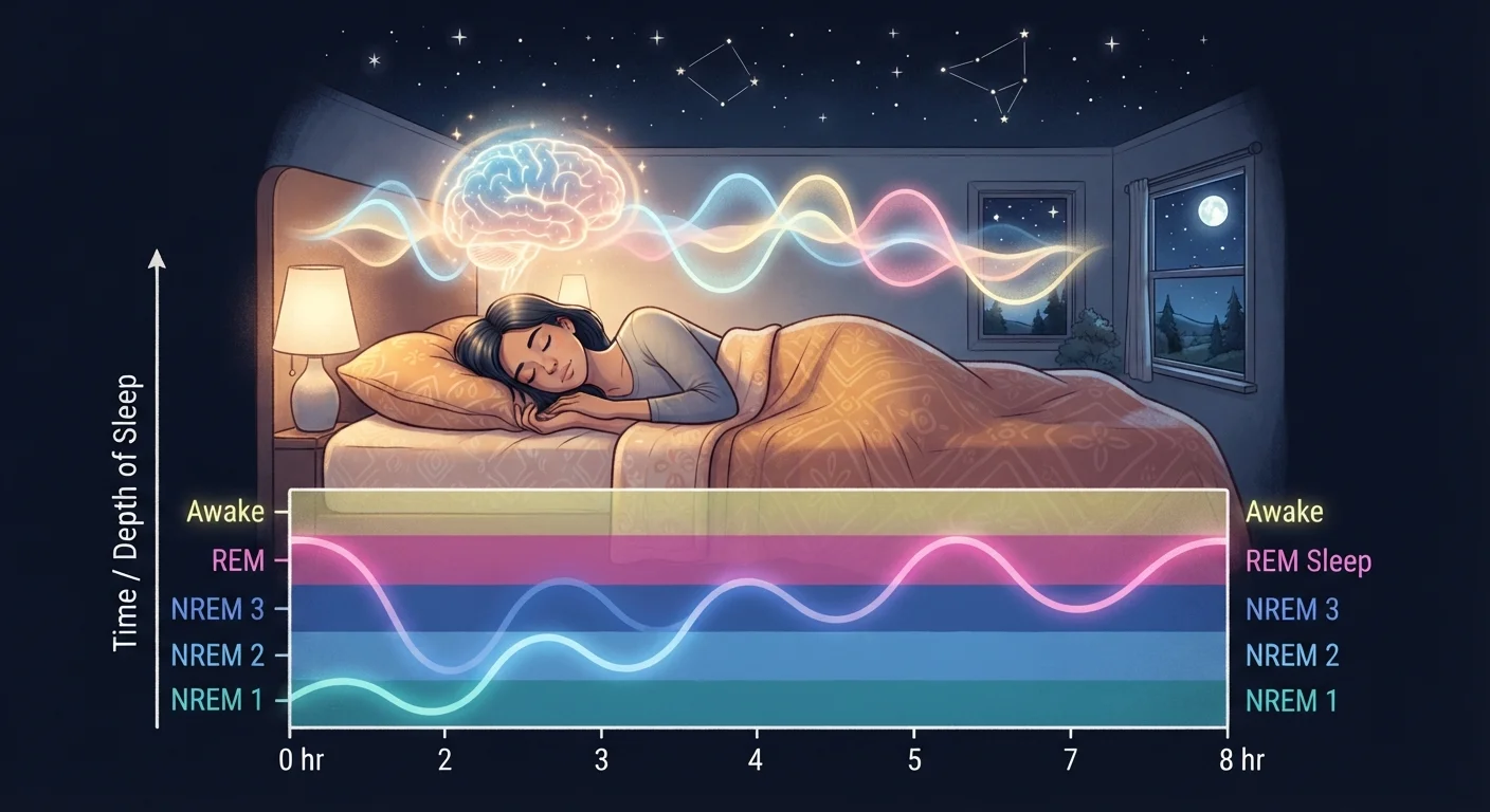 The Architecture of a Night's Sleep: Cycles, Stages, and What Each One Does