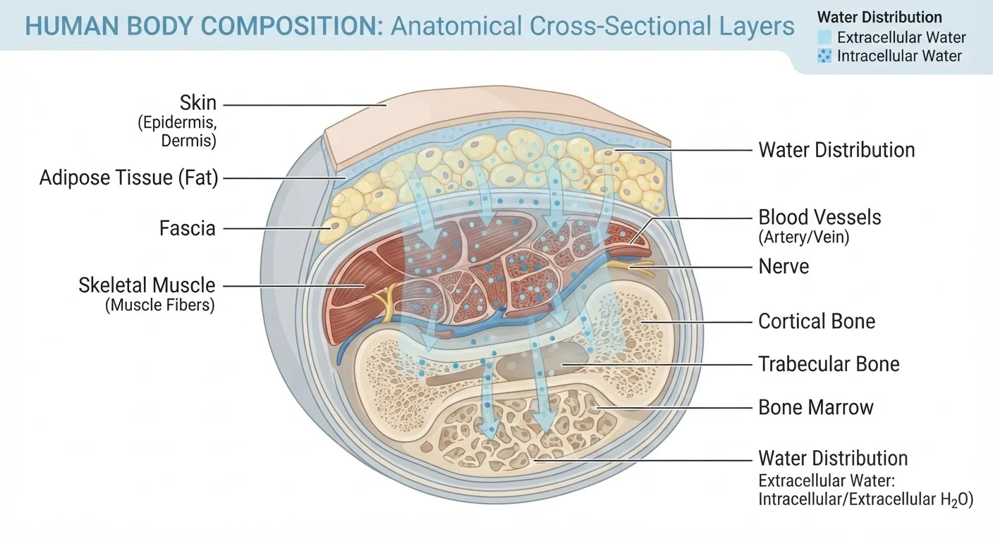 The Full Picture on Body Composition: Fat, Muscle, Bone, Water, and How They Interact