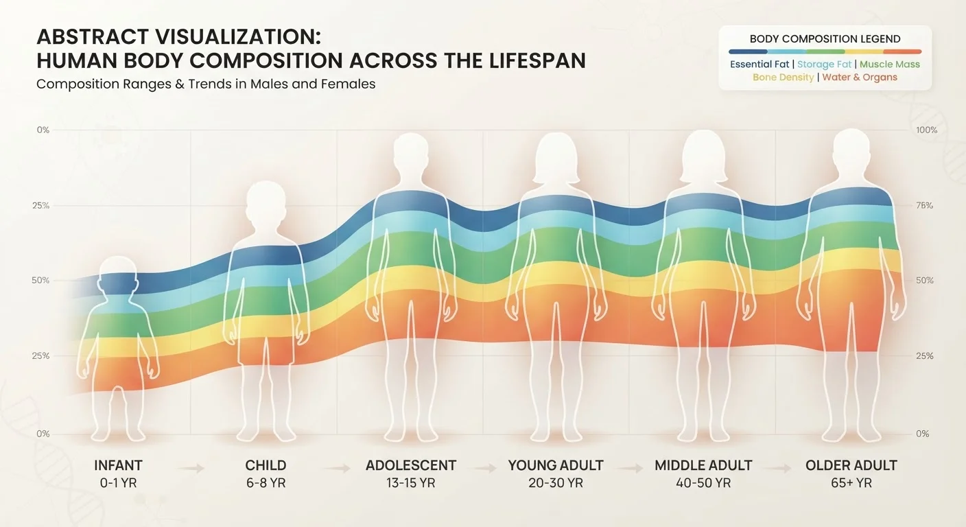 What 'Healthy' Body Composition Ranges Actually Look Like Across Age and Sex